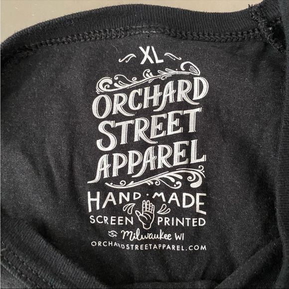 🔥 5/$25 Boutique Orchard Street Apparel UP NORTH Baseball Style T-Shirt Size XL - Picture 4 of 11